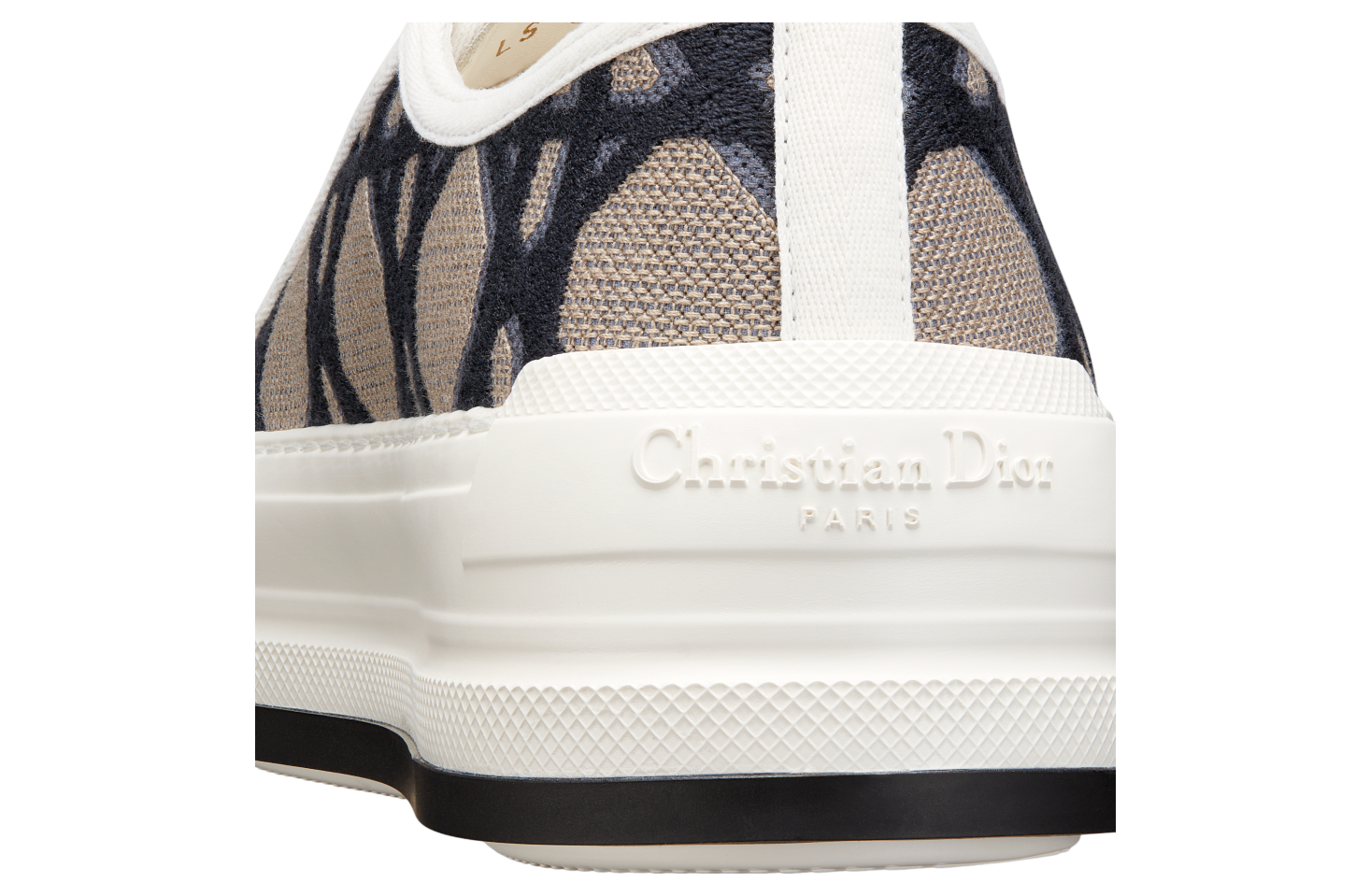 Walk n Dior Platform WMNS Deep Blue / Beige Embroidered Cotton