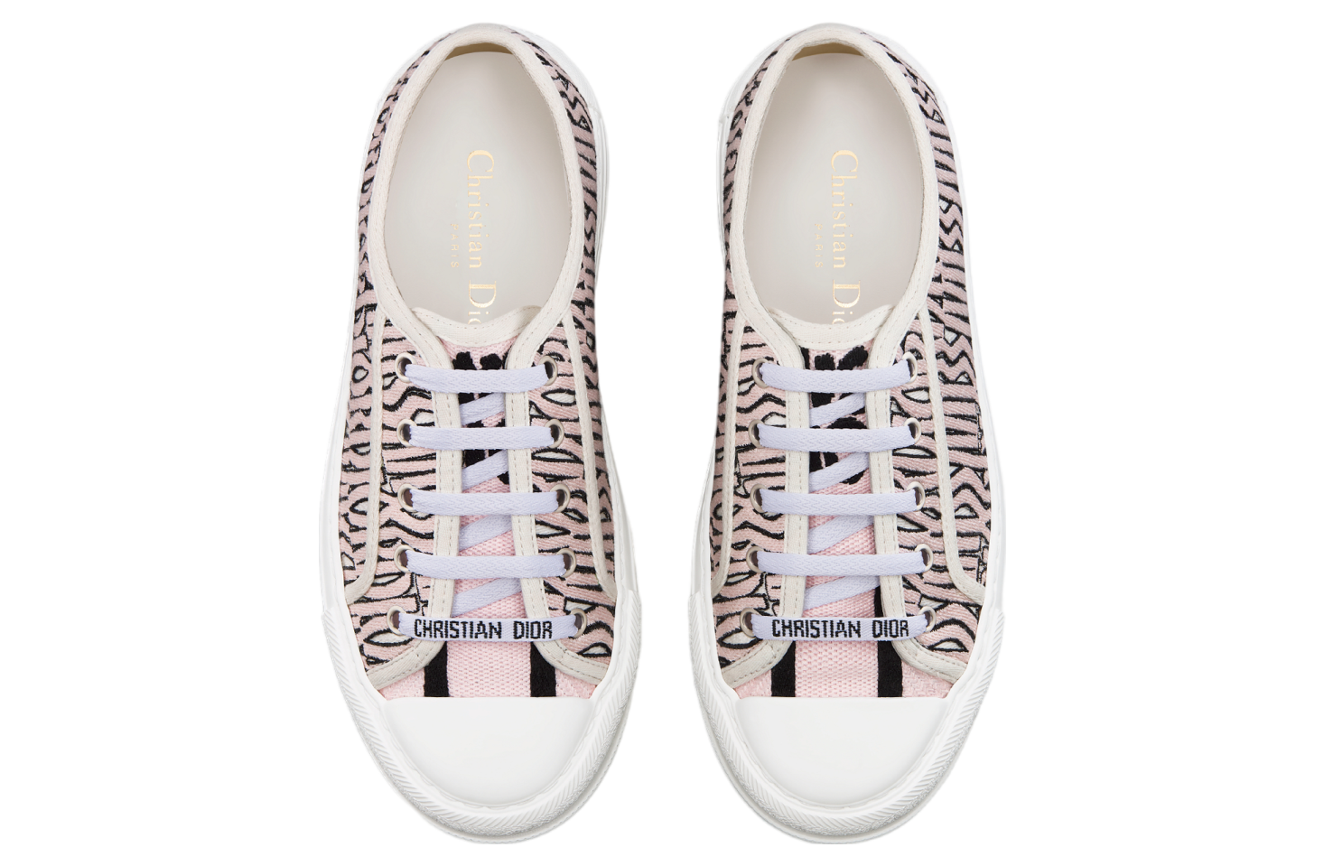 Walk n Dior Platform WMNS Embroidered Cotton / Pale Pink Miss Allover Motif