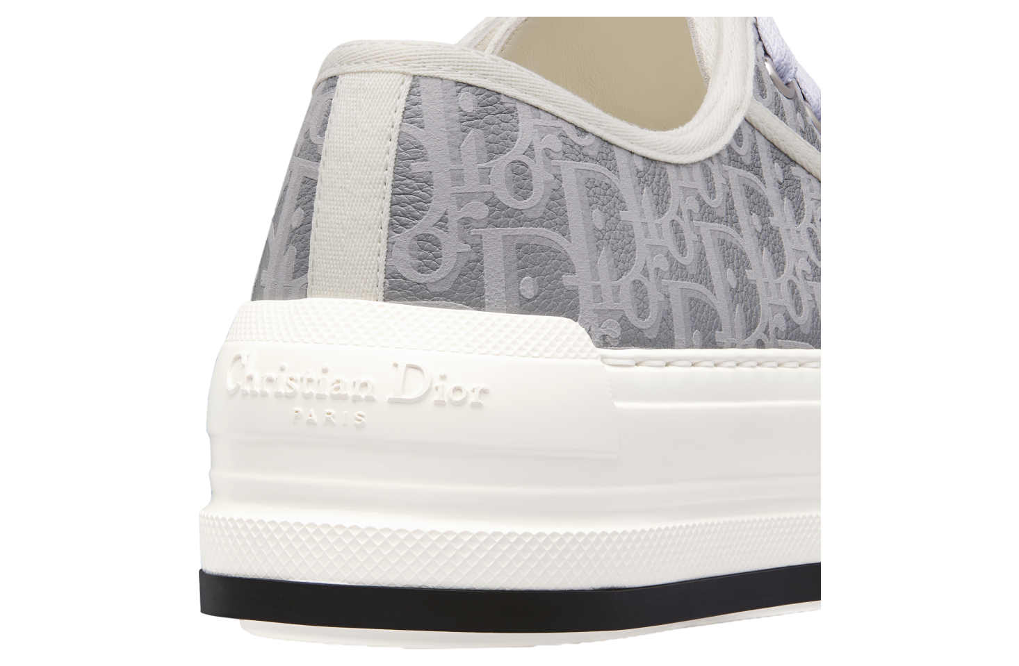 Walk n Dior Platform WMNS Gray Calfskin Textured / Oblique Motif