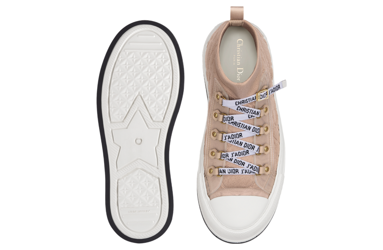 Walk n Dior Platform WMNS Nude Macrocannage Technical Mesh