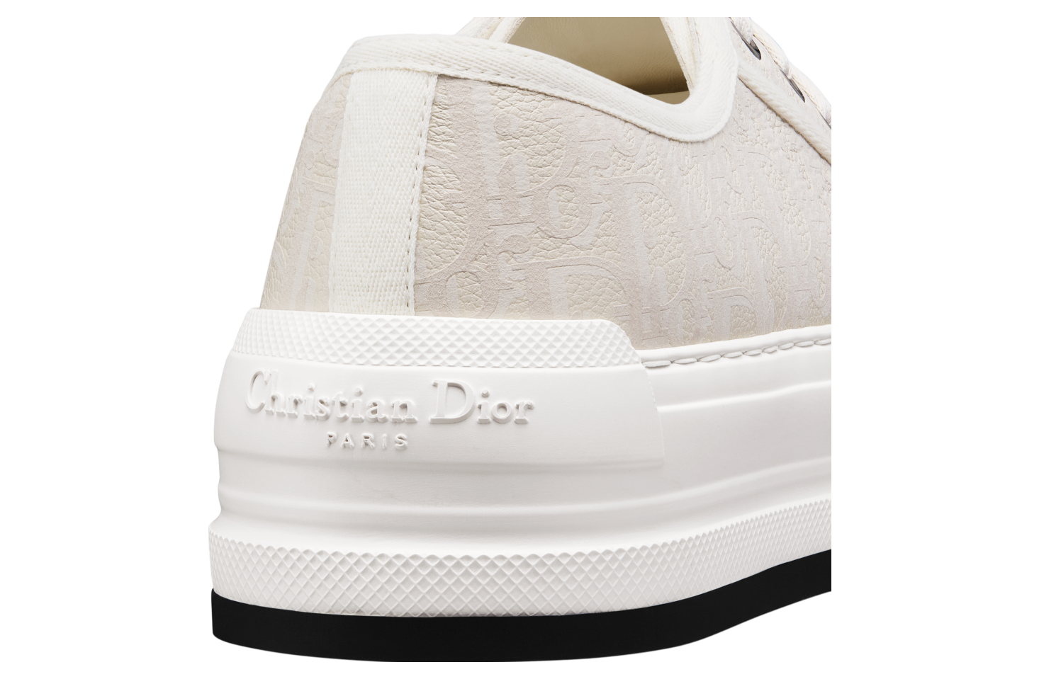 Walk n Dior Platform WMNS White Calfskin Textured / Oblique Motif