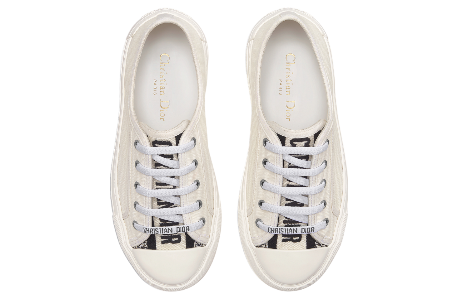 Walk n Dior Platform WMNS White Cotton Canvas