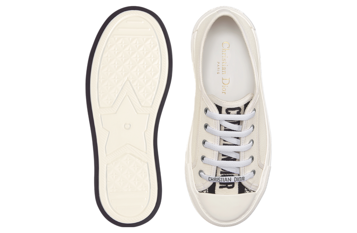 Walk n Dior Platform WMNS White Cotton Canvas