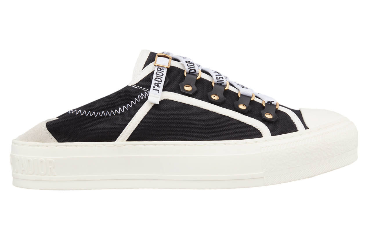 Walk n Dior WMNS Black Canvas / White Suede Calfskin