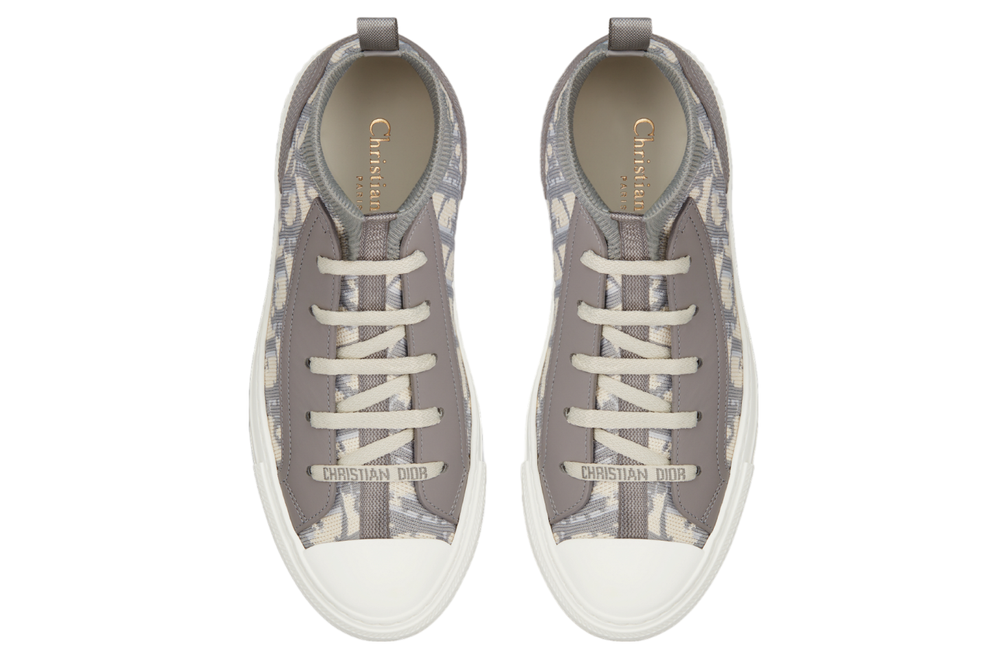 Walk n Dior WMNS Gray Oblique Technical Mesh / Calfskin