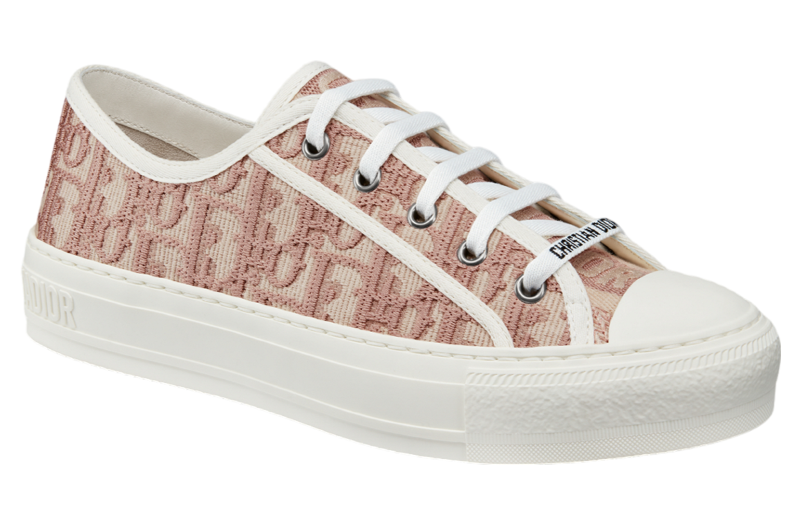 Walk n Dior WMNS Nude Oblique Embroidered Cotton