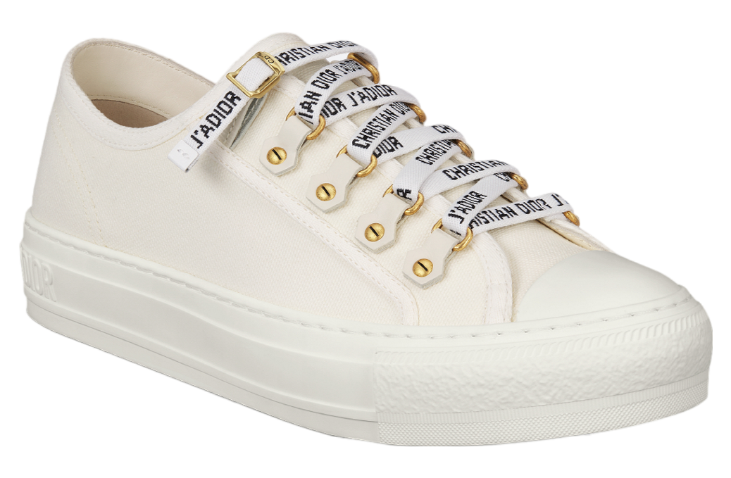 Walk n Dior WMNS White Cotton Canvas