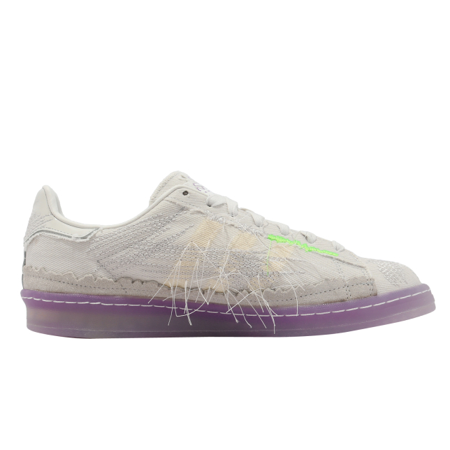 Youth Of Paris x adidas Campus 80s Crystal White Solar Green ID6805