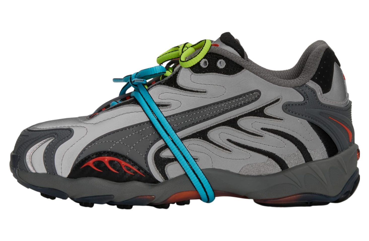 スニーカー PUMA Inhale llic Grey Team Silver 40178001 Puma Inhale Metallic (Glacial Grey/ Team Silver) - Style