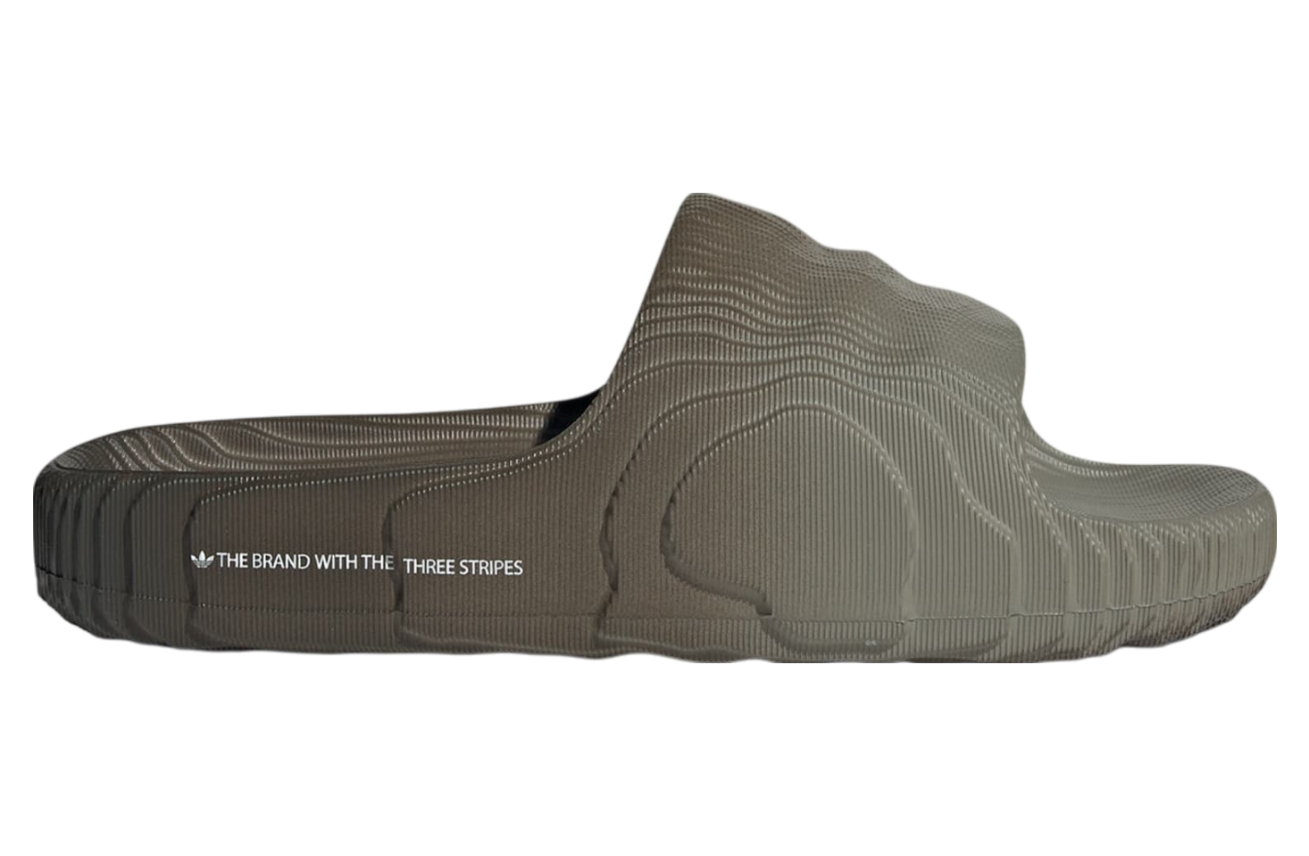 Adidas Adilette 22 Silver Pebble / Shadow Olive