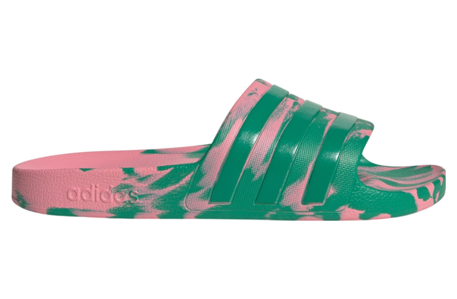 Adidas Adilette Aqua Bliss Pink / Court Green