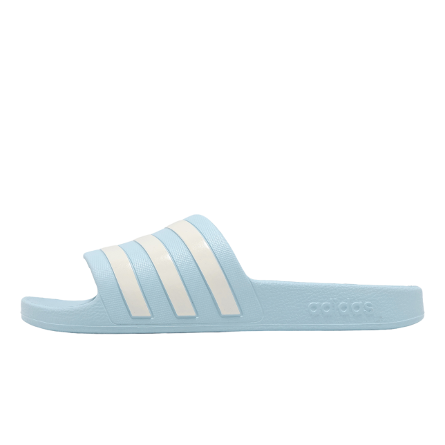 Adidas Adilette Aqua Glow Blue / Zero Metalic