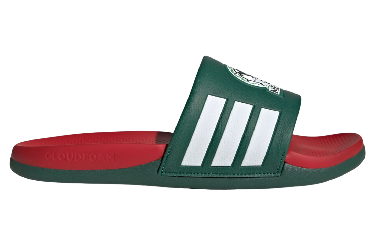 Adidas Adilette Comfort 2.0 Mexico Team Dark Green / Better Scarlet