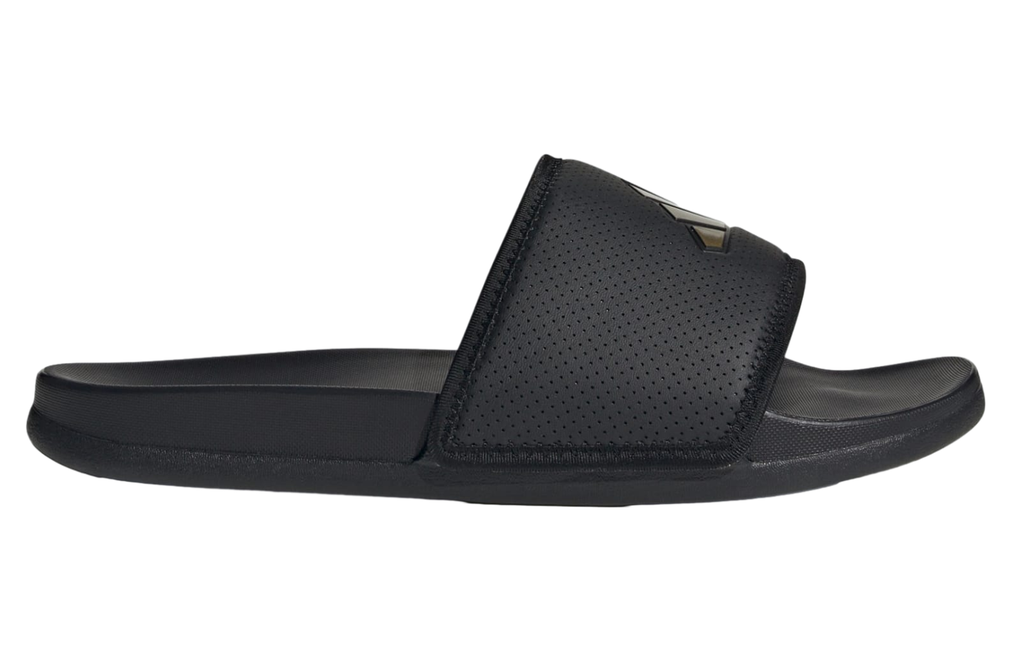 Adidas Adilette Comfort Core Black / Gold Metallic