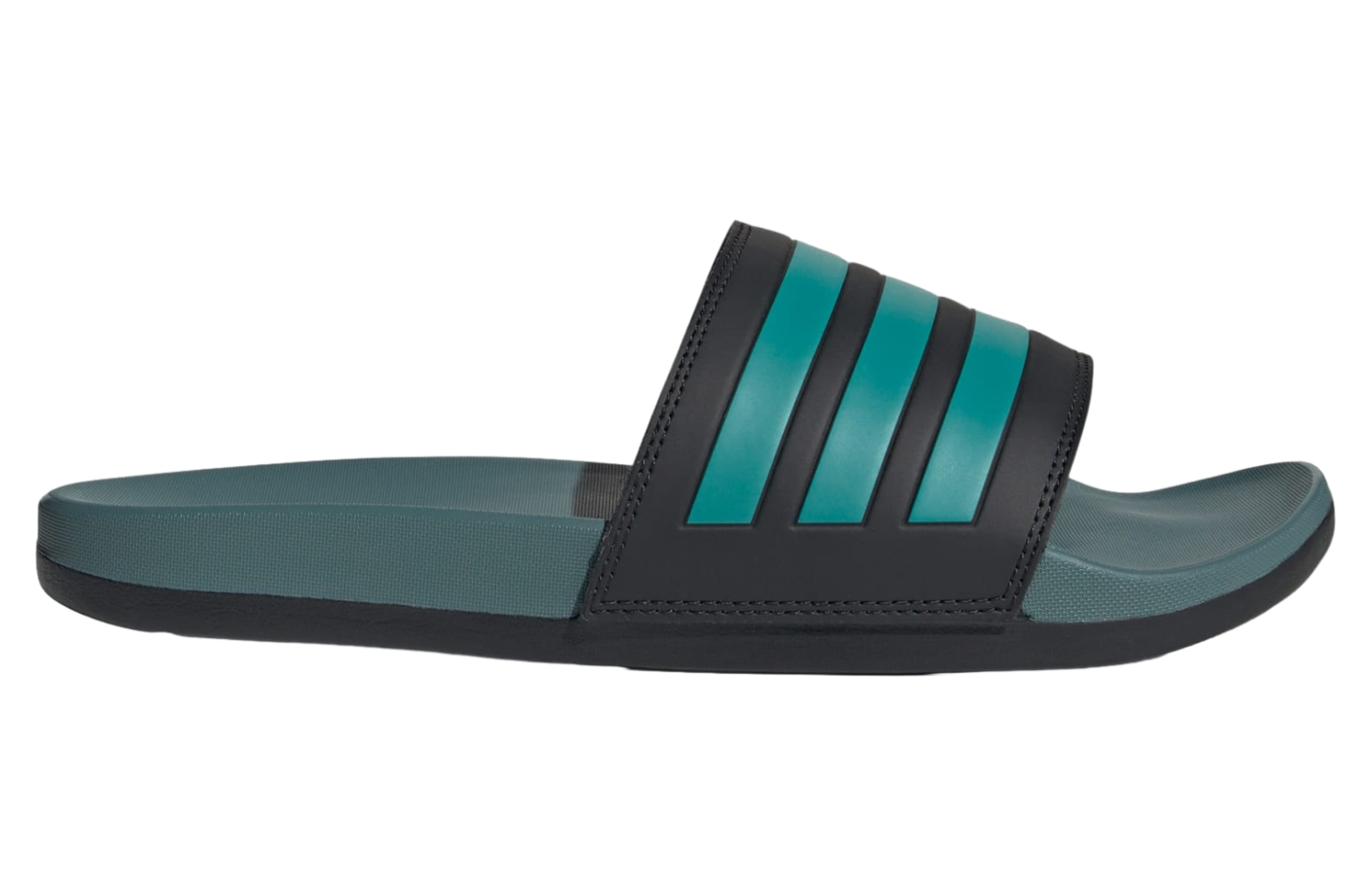 Adidas Adilette Comfort Core Black / Pure Teal