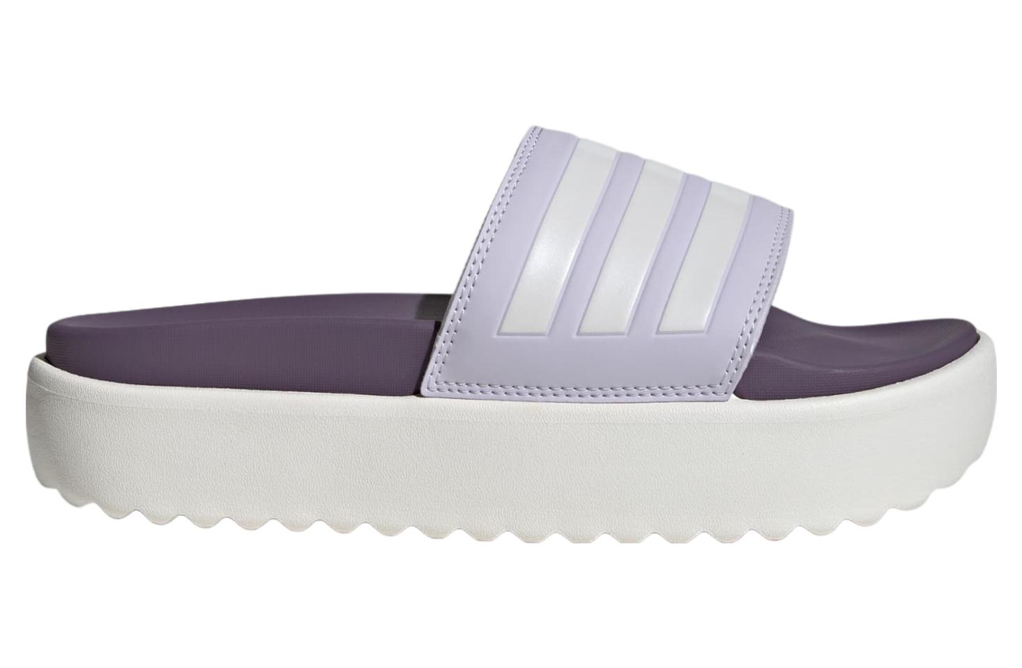 Adidas Adilette Platform WMNS Silver Dawn / Zero Metalic