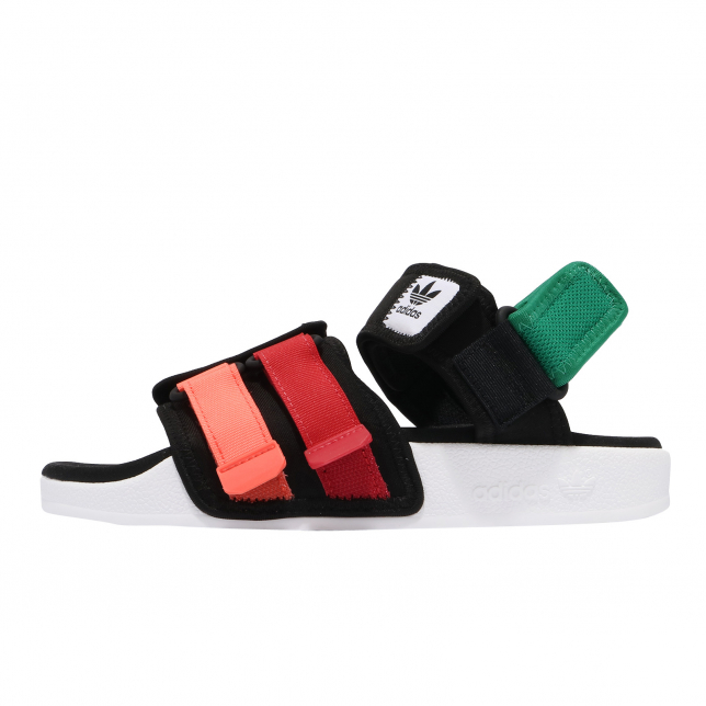 adidas Adilette Sandal 4.0 Core Black Scarlet True Orange GZ8827