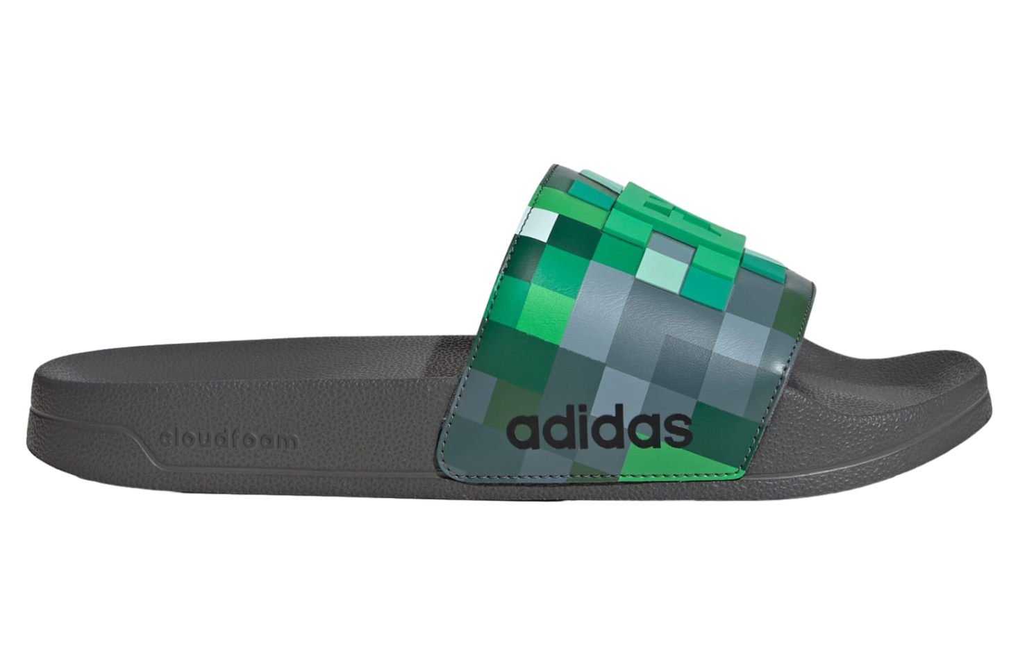 Adidas Adilette Shower Minecraft Grey Four / Green