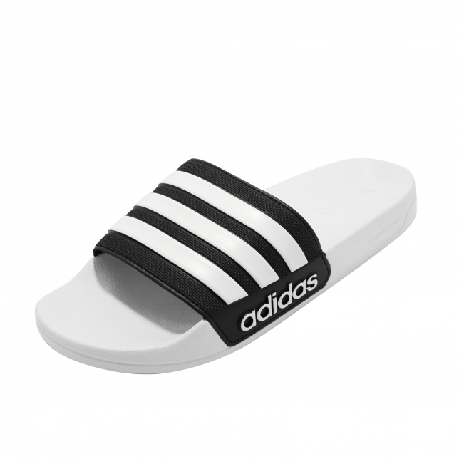 adidas Adilette Shower White Black GZ1009 - KicksOnFire.com