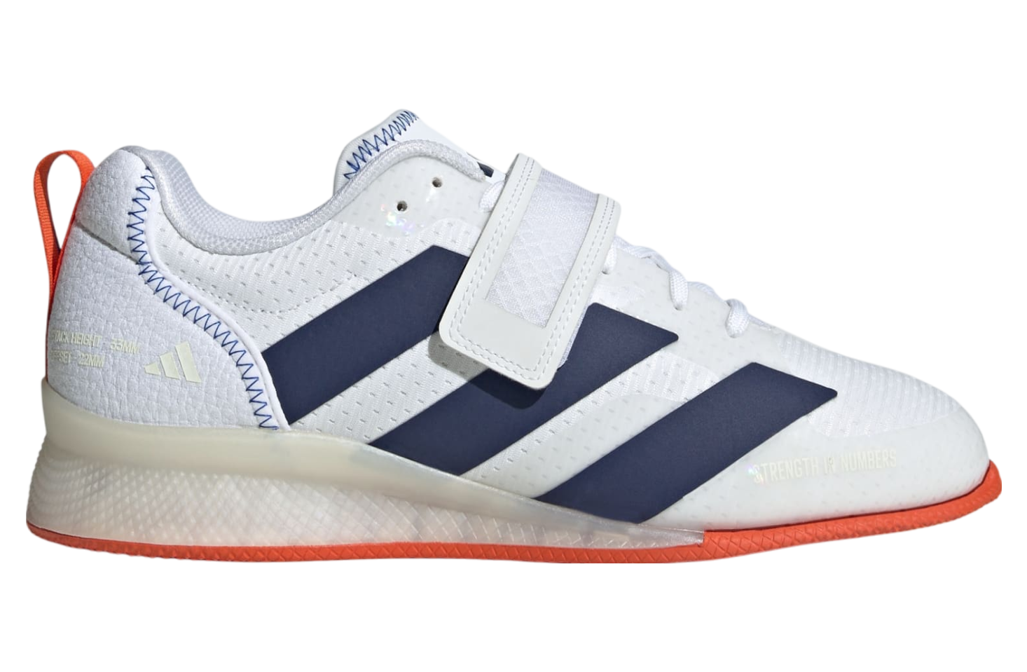 Adidas Adipower 3 Cloud White / Dark Blue