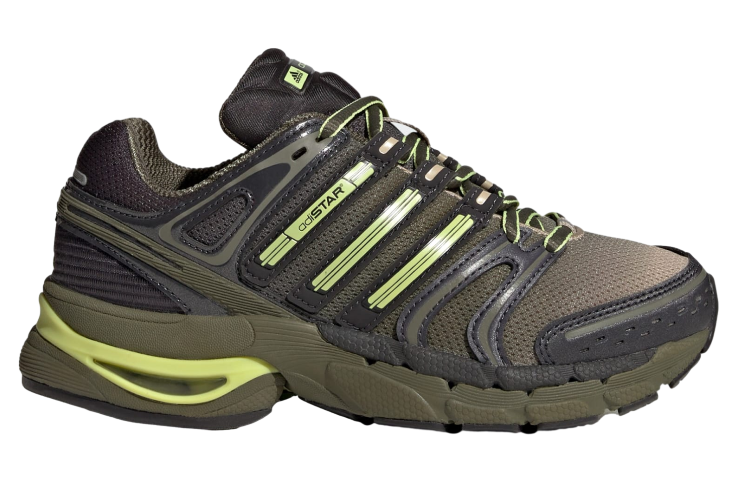 Adidas Adistar Control 5 GS Stone Khaki / Semi Frozen Yellow