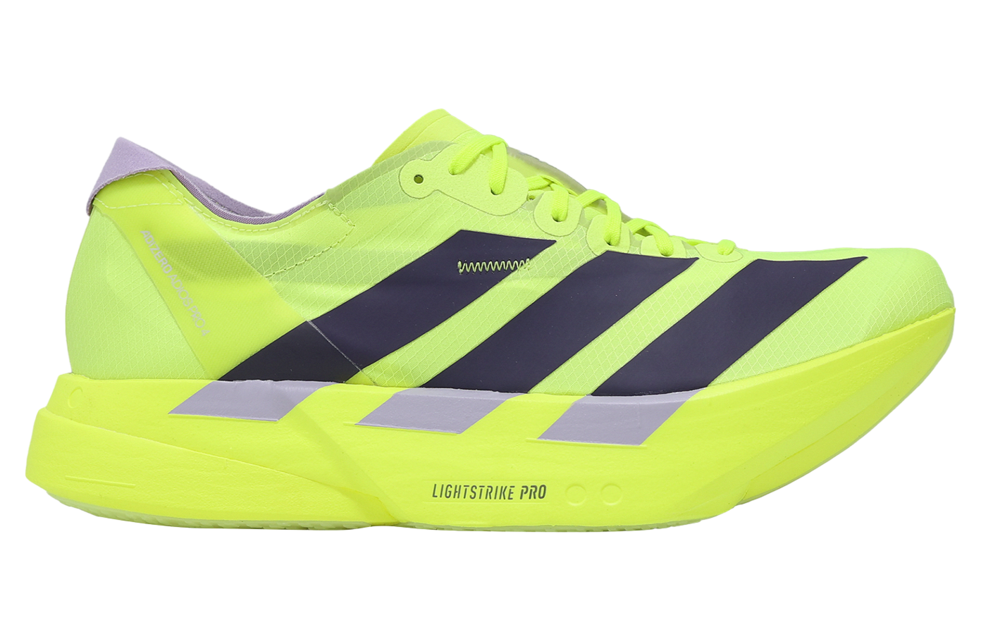 Adidas Adizero Adios Pro 4 M Solar Yellow / Auburn Purple