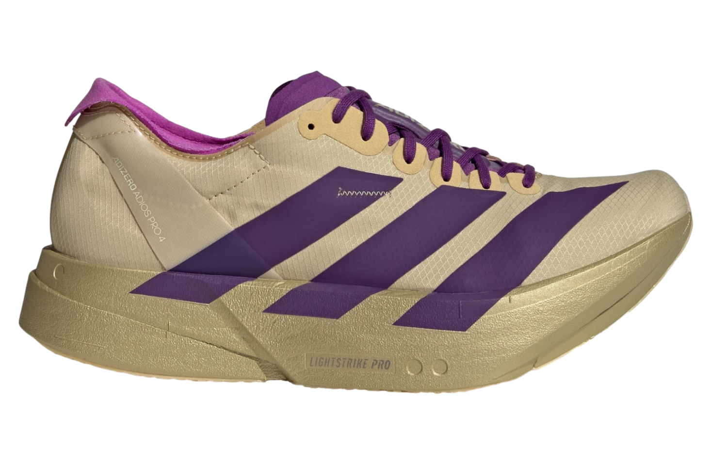 Adidas Adizero Adios Pro 4 Sand / Rich Purple