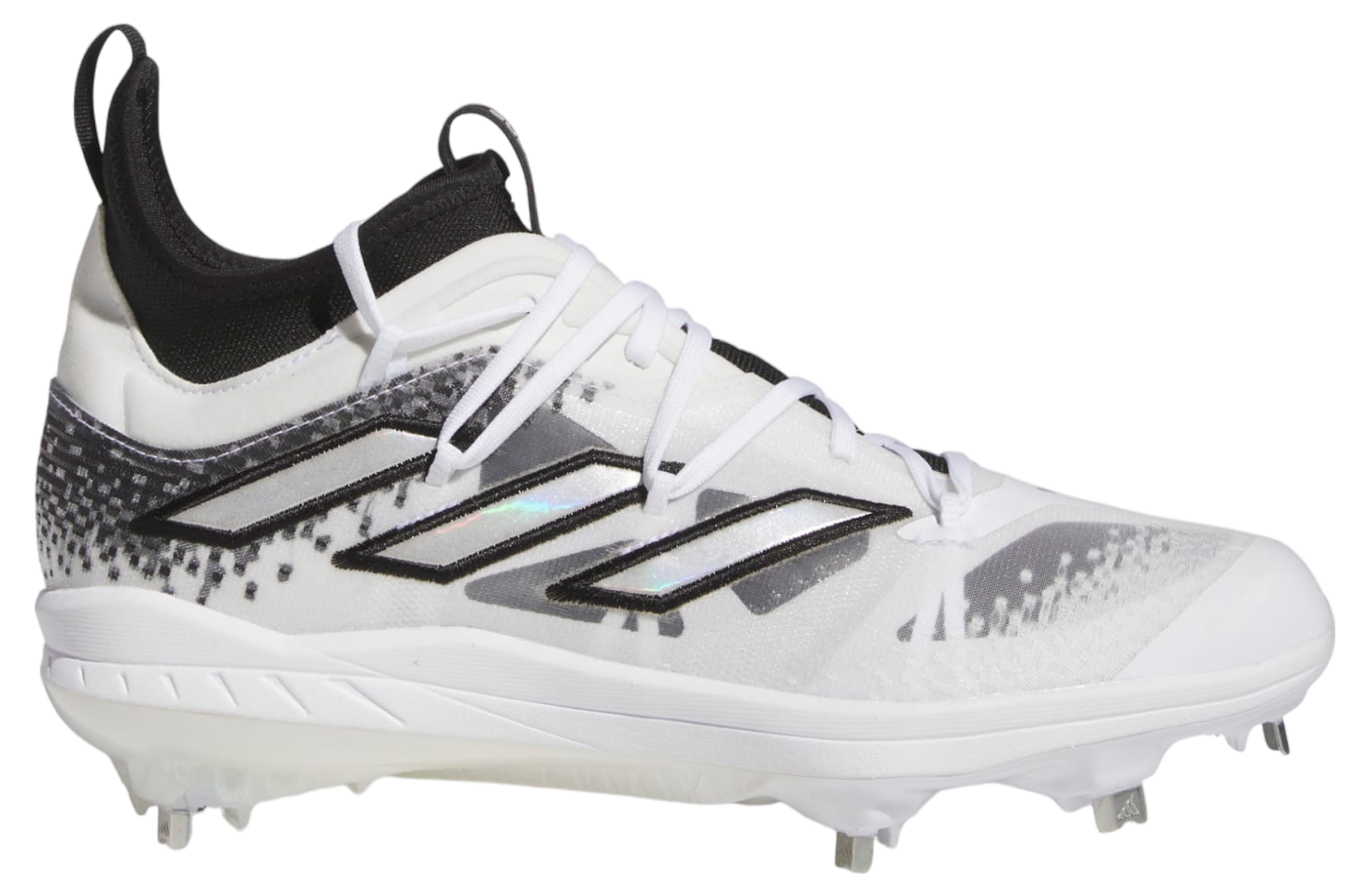 Adidas Adizero Afterburner 9 Nwv Cleats Core Black / Silver Metallic