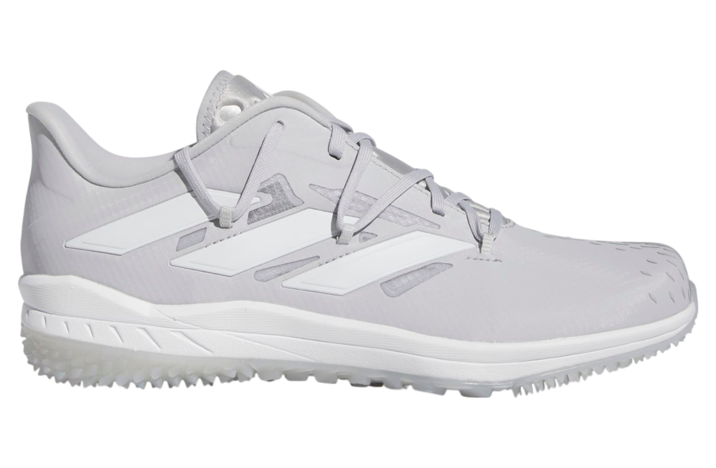 Adidas Adizero Afterburner 9 Turf Baseball Team Light Grey / Cloud White