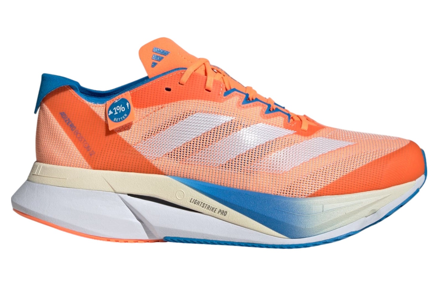 Adidas Adizero Boston 12 Wide WMNS Screaming Orange / Cloud White