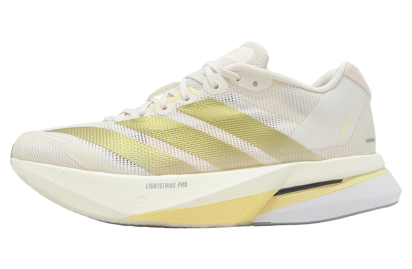 Adidas Adizero Boston 13 W Chalk White / Gold Metallic