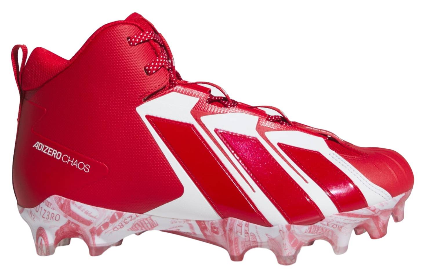 Adidas Adizero Chaos II Smu Football Team Power Red 2 / Cloud White