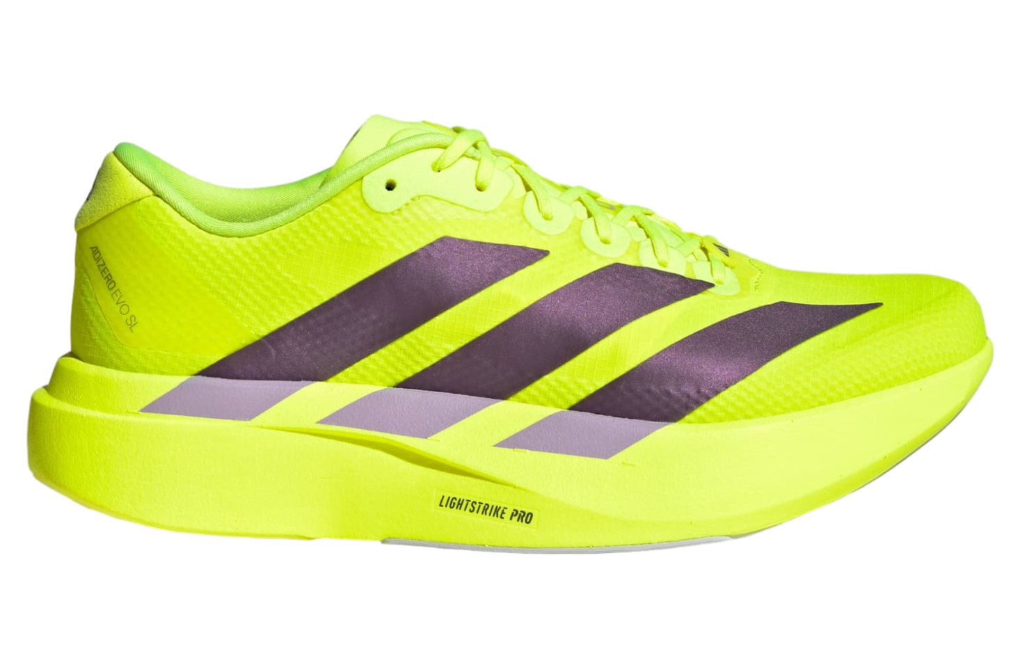 Adidas Adizero Evo SL Solar Yellow / Aurora Plum