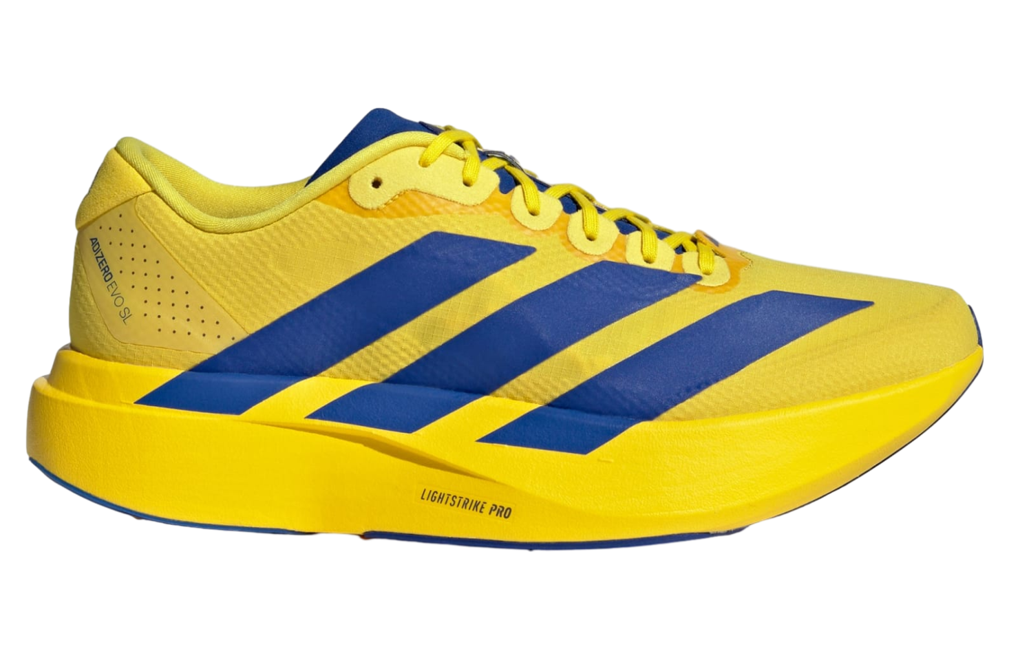 Adidas Adizero Evo SL Woven Yellow / Royal Blue / Iron Metallic