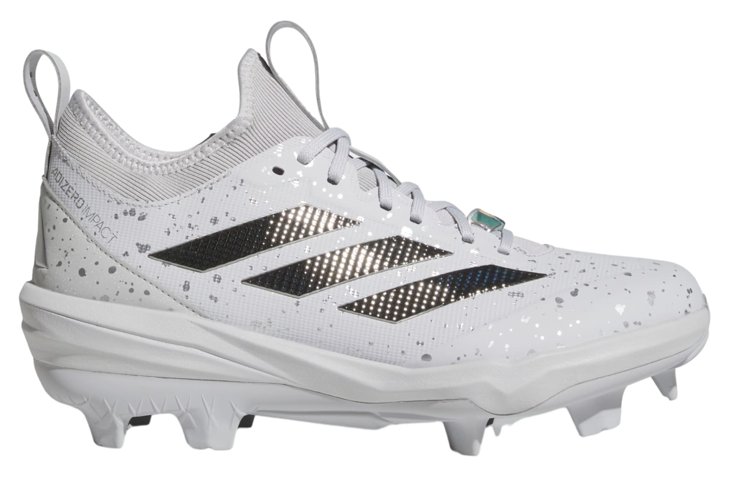 Adidas Adizero Impact Tpu Bsb 2.0 Shades Team Light Grey / Silver Metallic