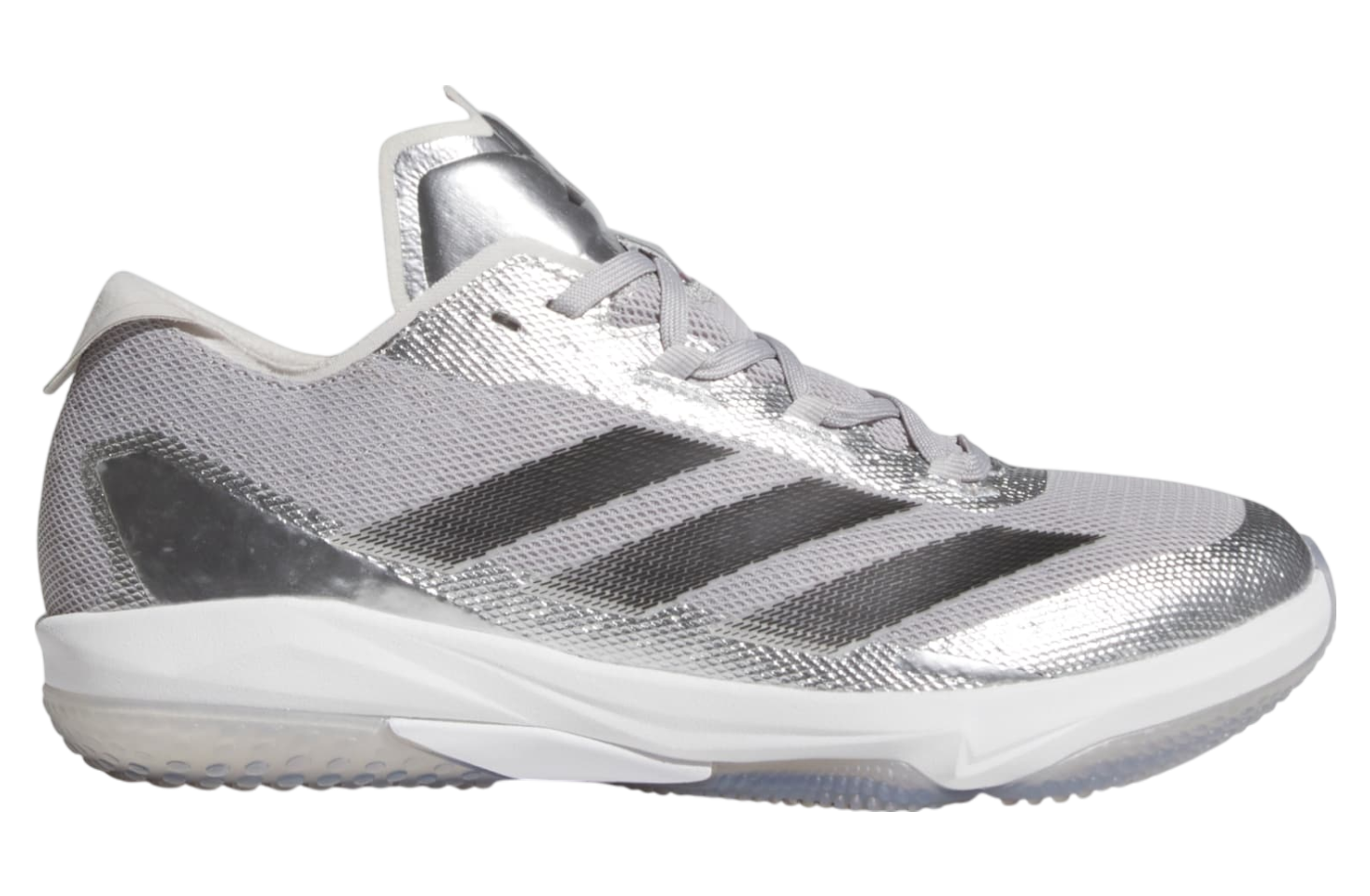 Adidas Adizero Impact Turf Silver Speed Baseball Silver Metallic / Core Black