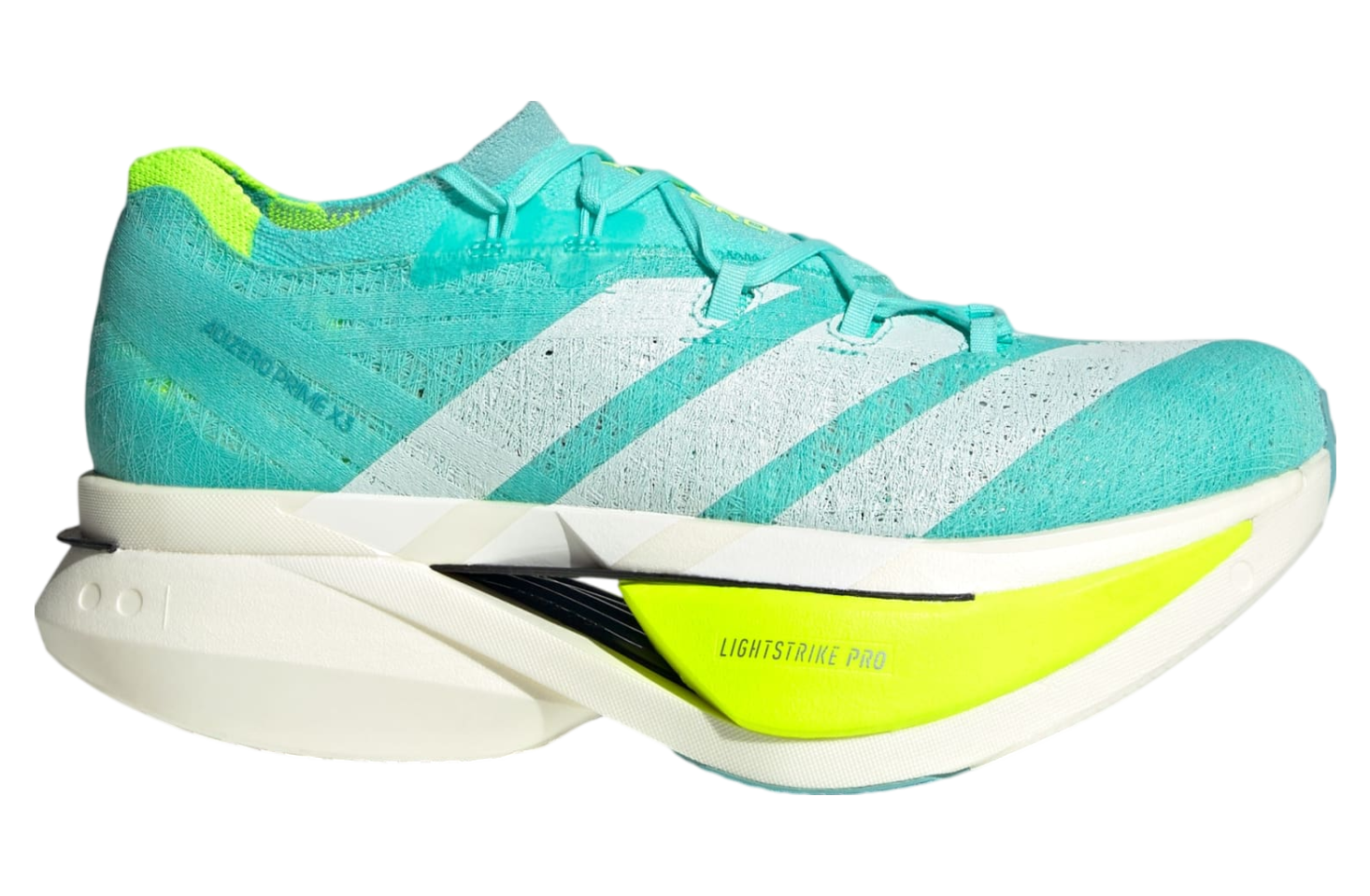 Adidas Adizero Prime X3 Strung Flash Aqua / Zero Metalic