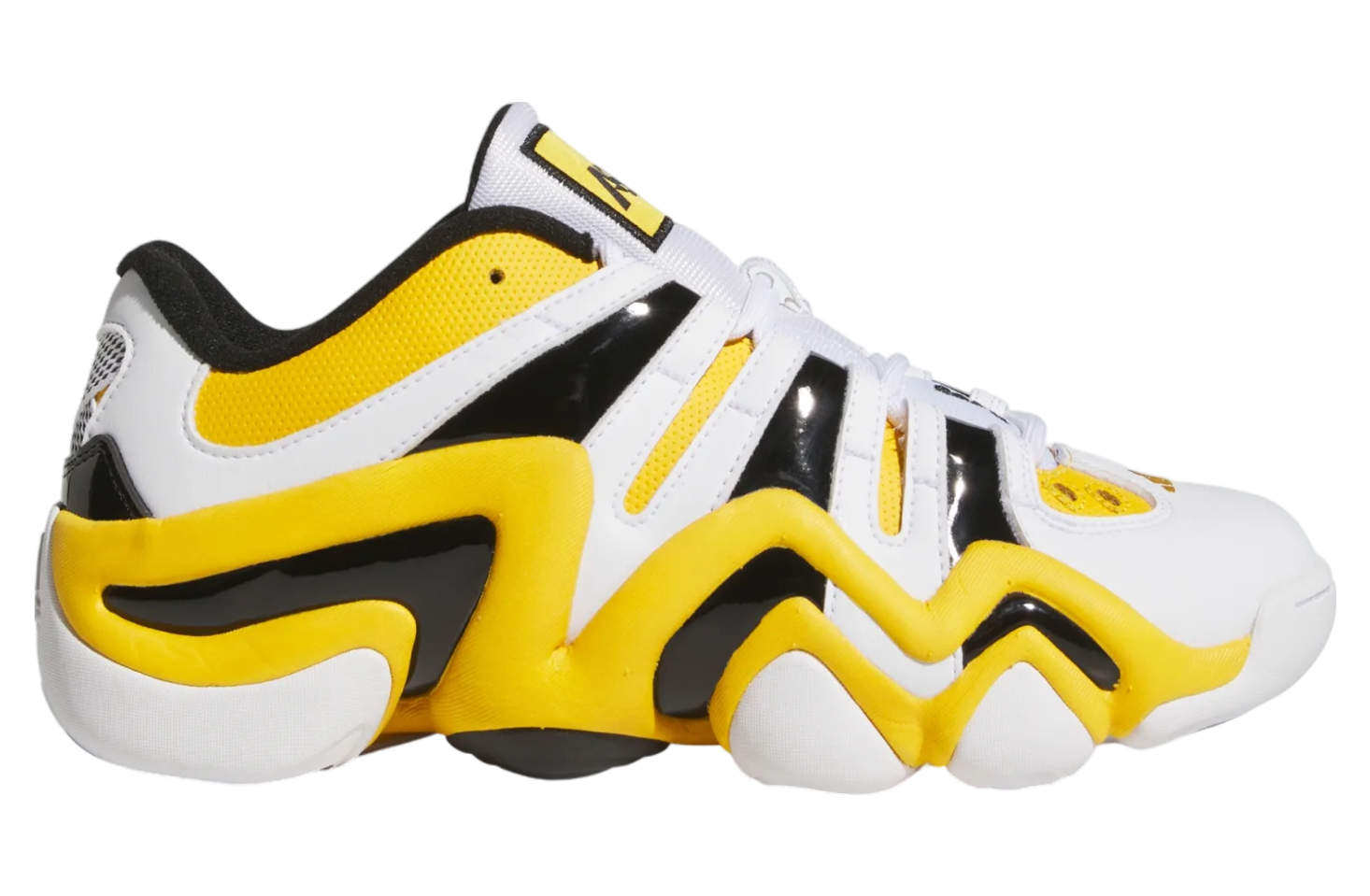 Adidas Alcorn State Crazy 8 Low Cloud White / Goldenrod