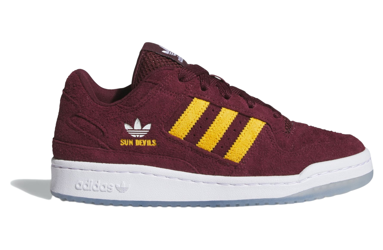 Adidas Arizona State Sun Devils Forum Low CL Team Maroon / Cloud White