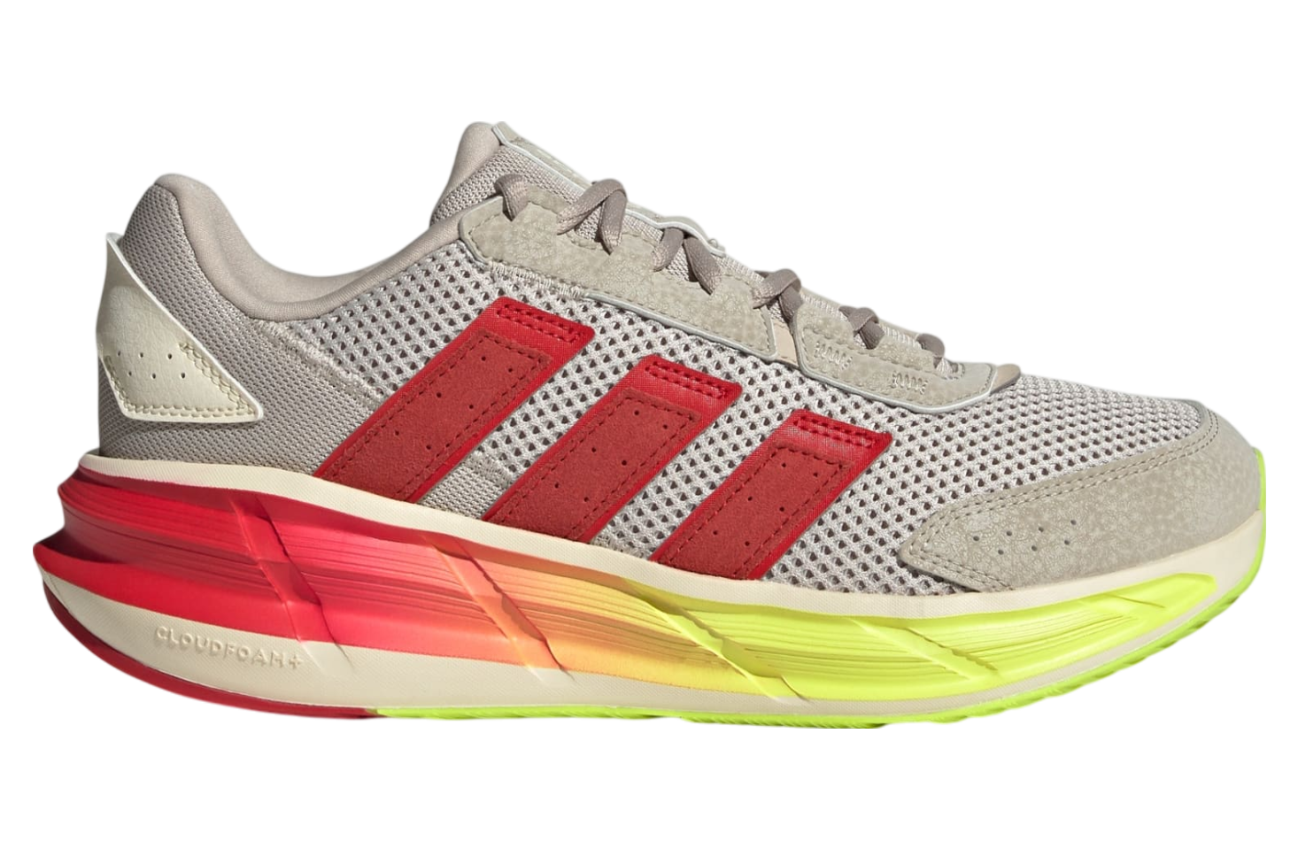 Adidas Astrastar Beige / Better Scarlet