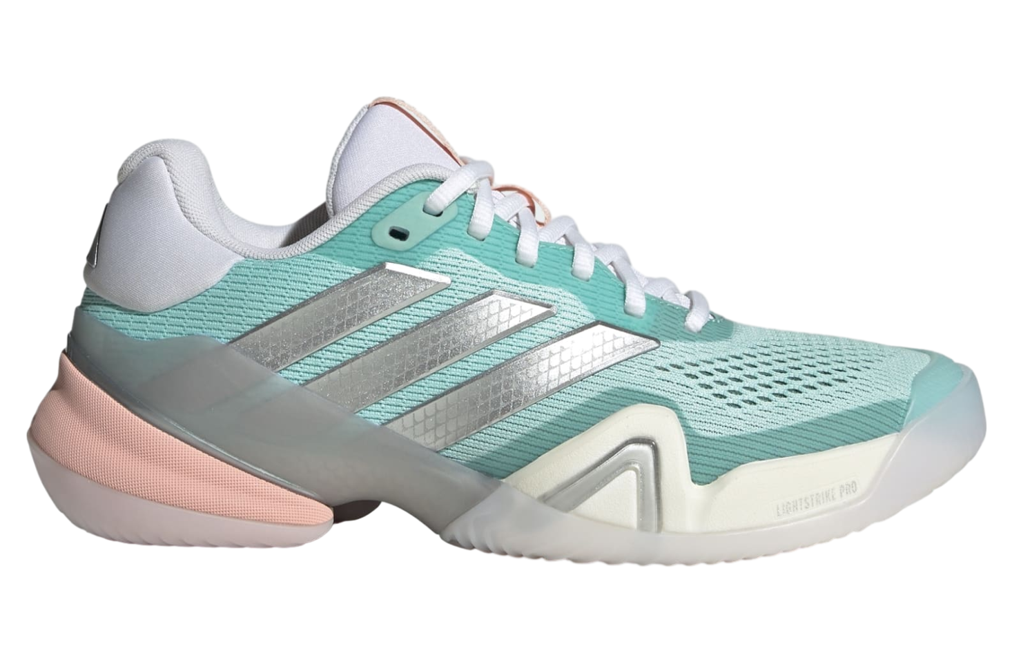 Adidas Barricade 14 WMNS Semi Flash Aqua / Silver Metallic