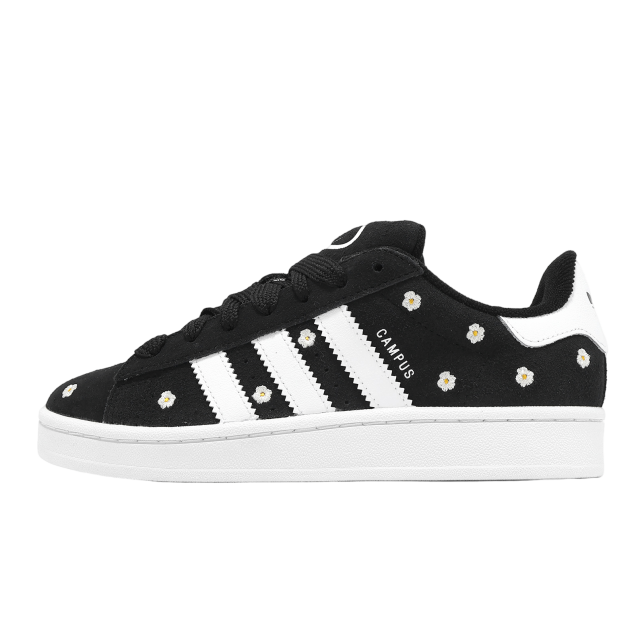 Adidas Campus 00s Core Black / Cloud White (Flowers)