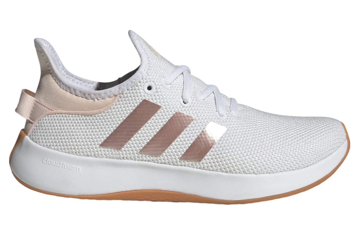 Adidas Cloudfoam Pure WMNS Cloud White Sandy Pink Met. Jul 2024 ID1059 KicksOnFire