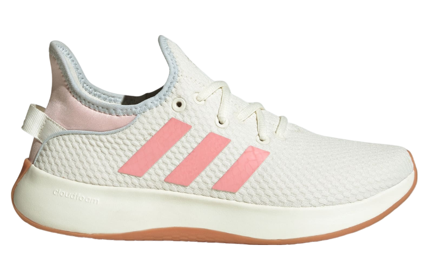 Adidas Cloudfoam Pure WMNS Off White Semi Pink Spark Jul 2024 IH7714 KicksOnFire