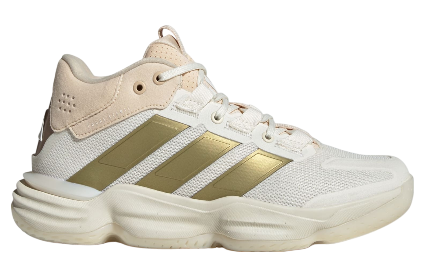 Adidas Court Stabil Indoor WMNS Off White / Gold Metallic