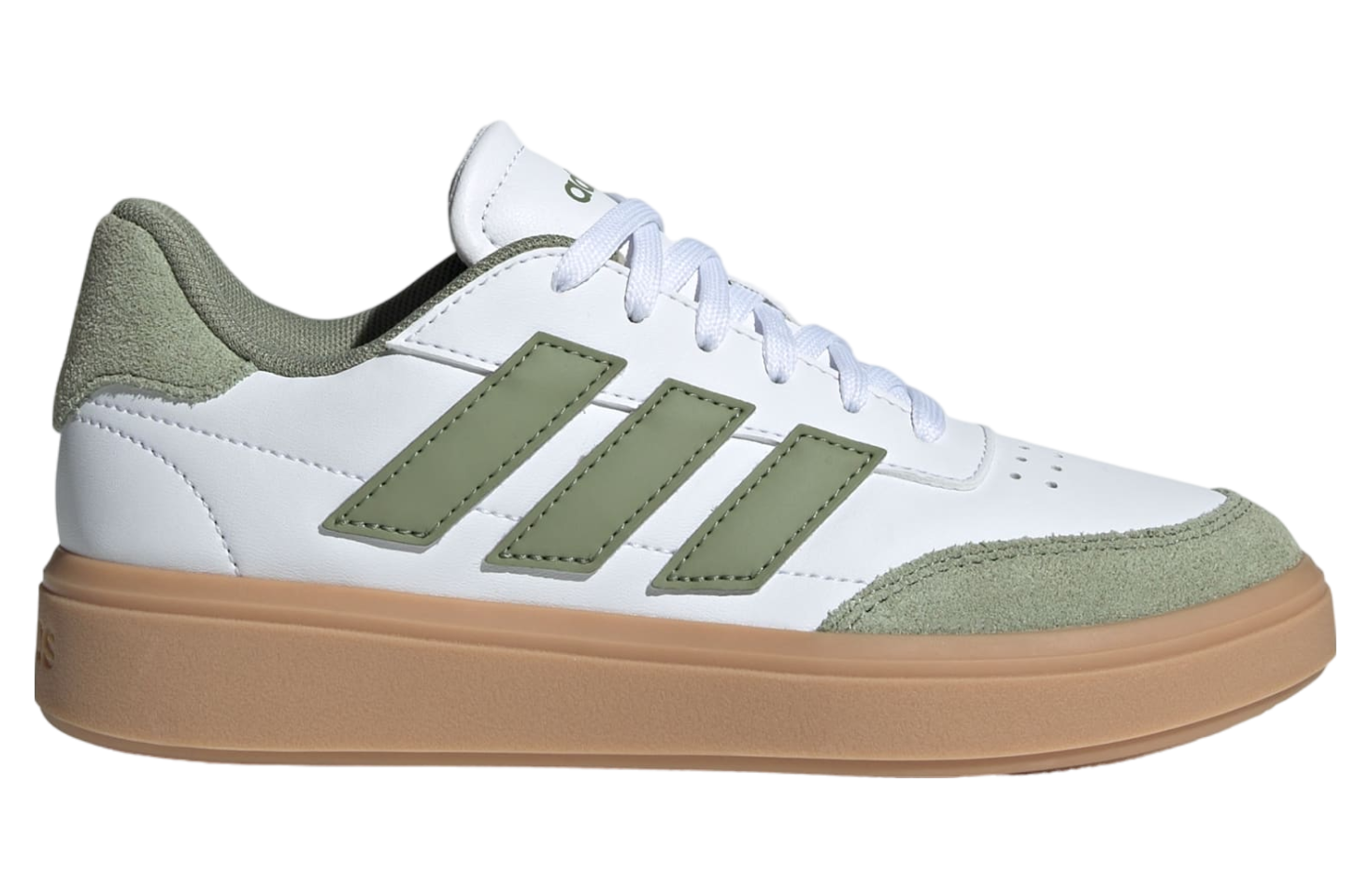 Adidas Courtblock GS Cloud White / Tent Green