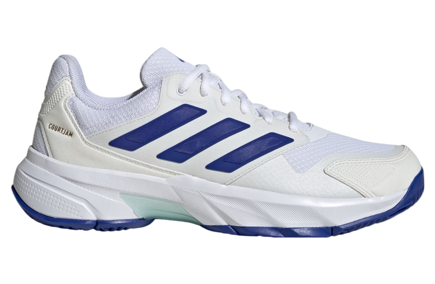 Adidas Courtjam Control 3 Tennis Cloud White / Lucid Blue