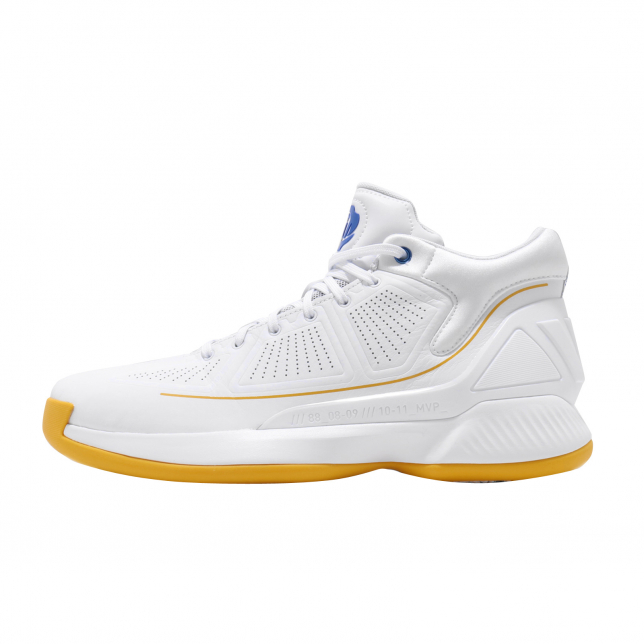 adidas D Rose 10 White Bold Gold Blue F36777