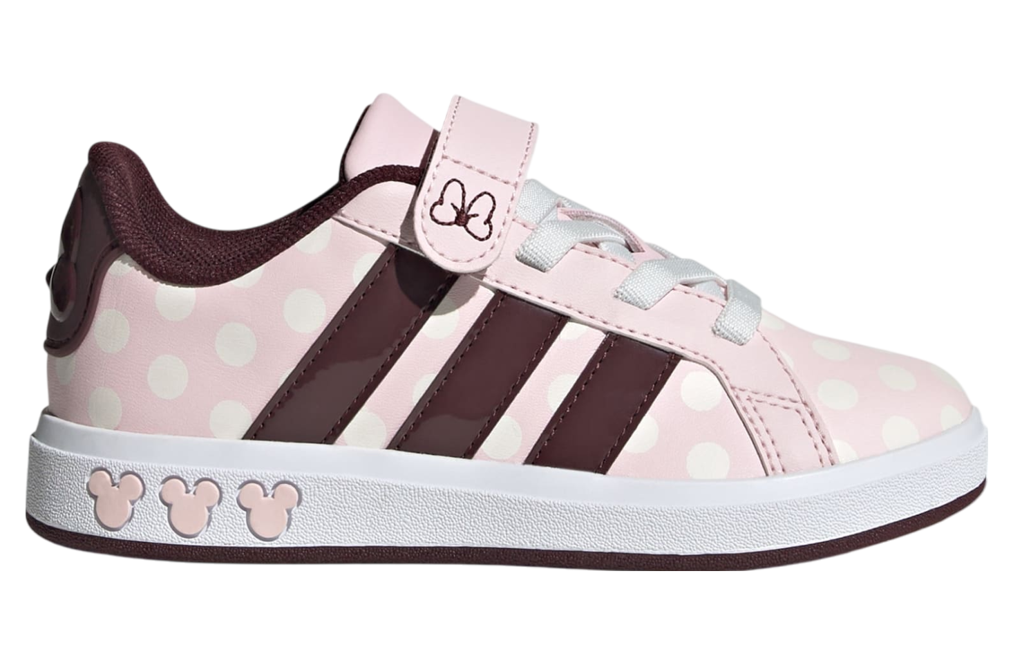 Adidas Disney Minnie Mouse Grand Court Gs Clear Pink / Aurora Ruby