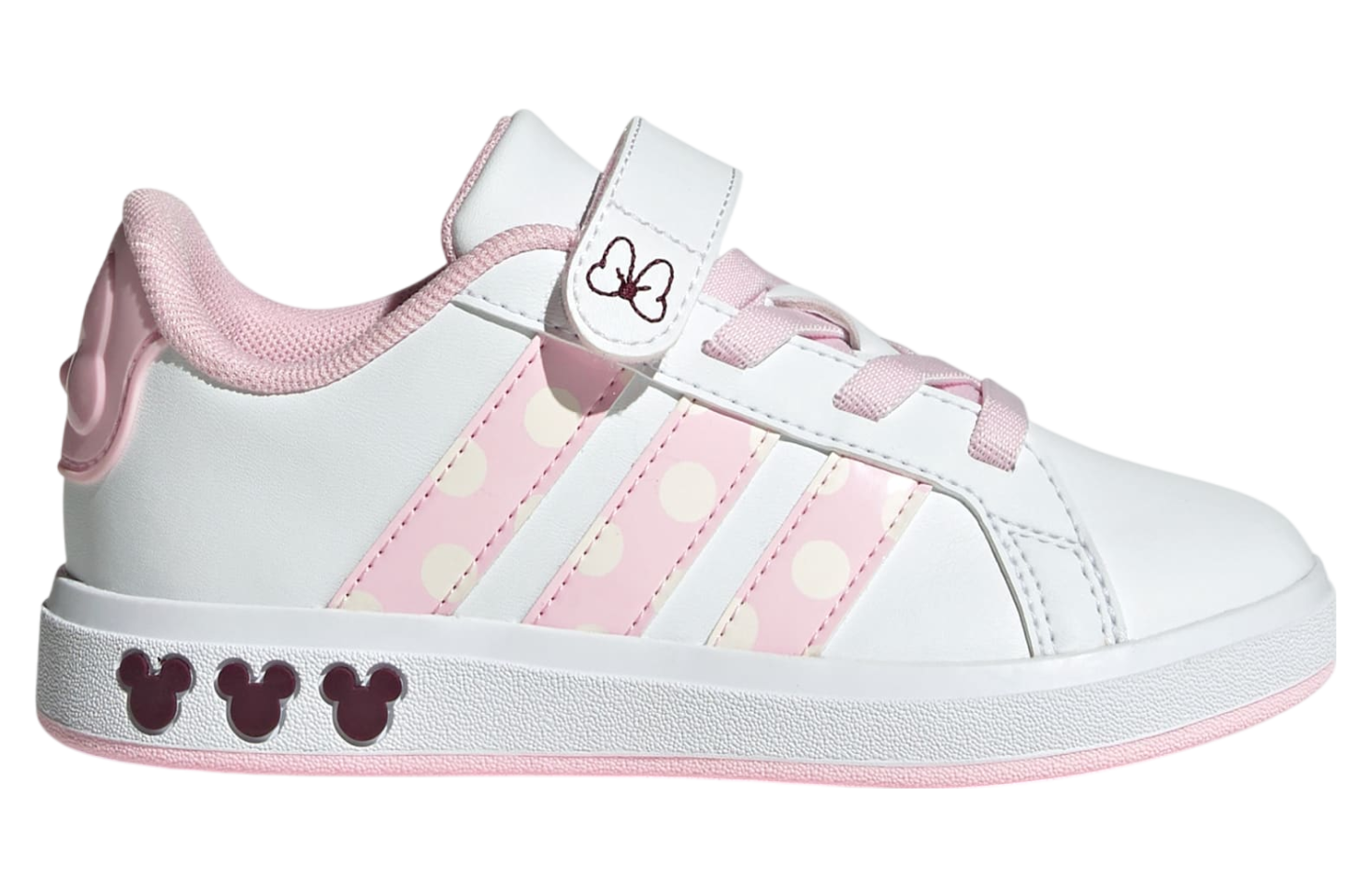 Adidas Disney Minnie Mouse Grand Court Gs Cloud White / Clear Pink